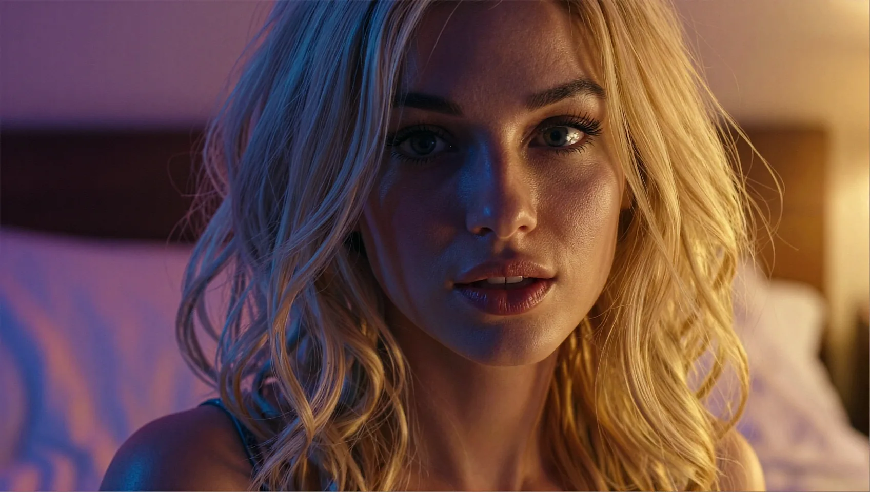 An AI girlfriend sending a custom NSFW pic on demand inside the PornGirlfriendClub chat